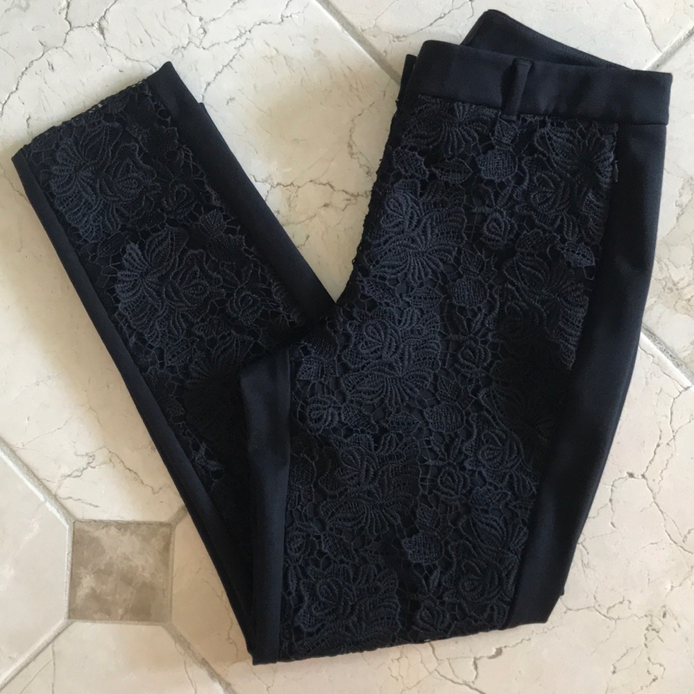 White House Black Market Crochet Pants